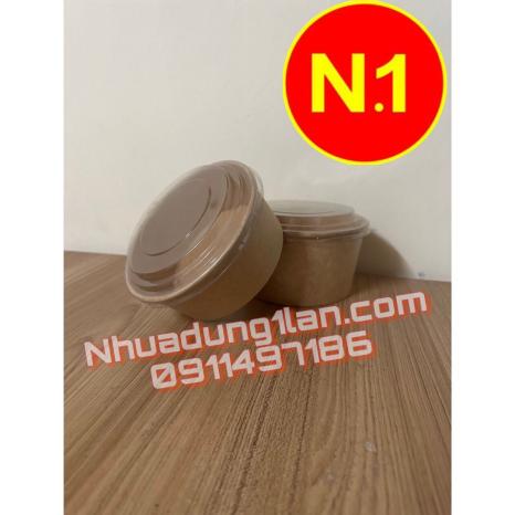 Tô Giấy Nắp Nhựa